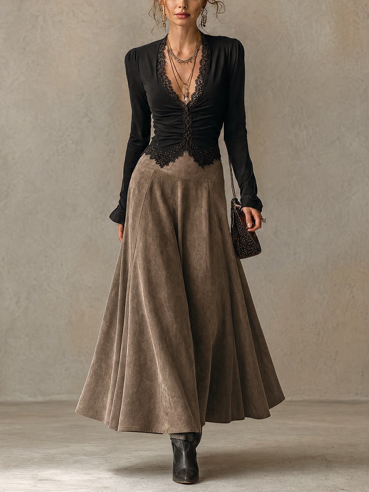 Tamsyn | Lace Top and Maxi Skirt Set