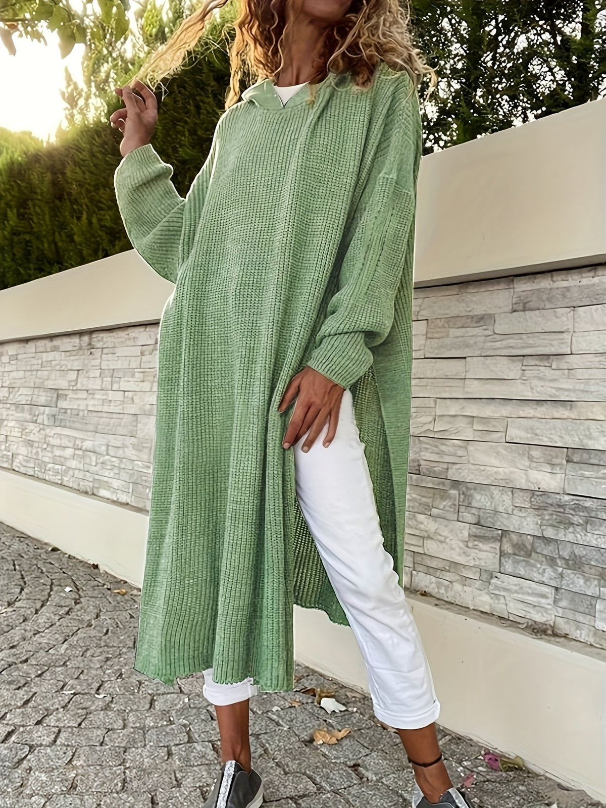 Jocelyn | Hooded Knit Sweater Dress