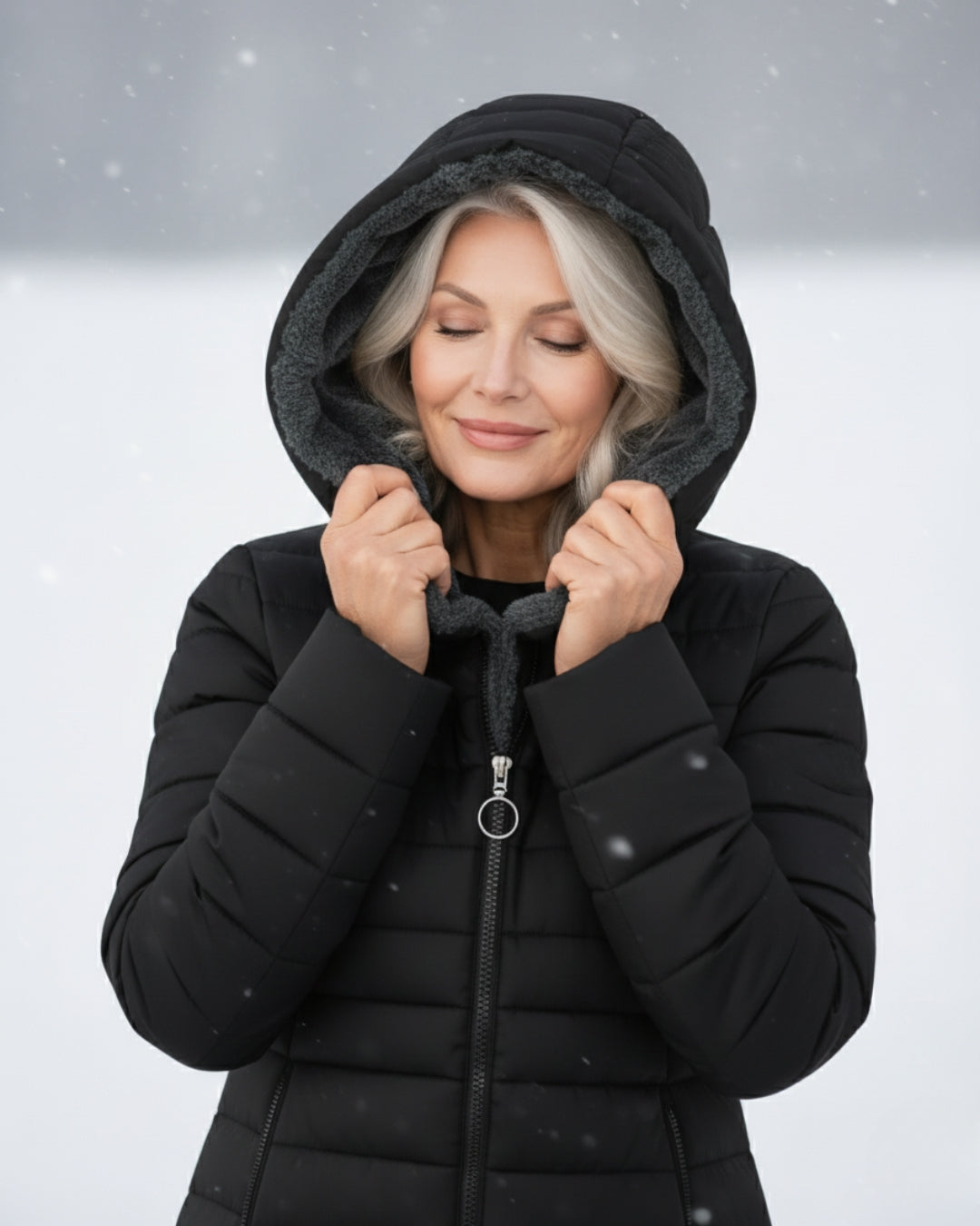 Clair | Puffer jacket lined with fleece