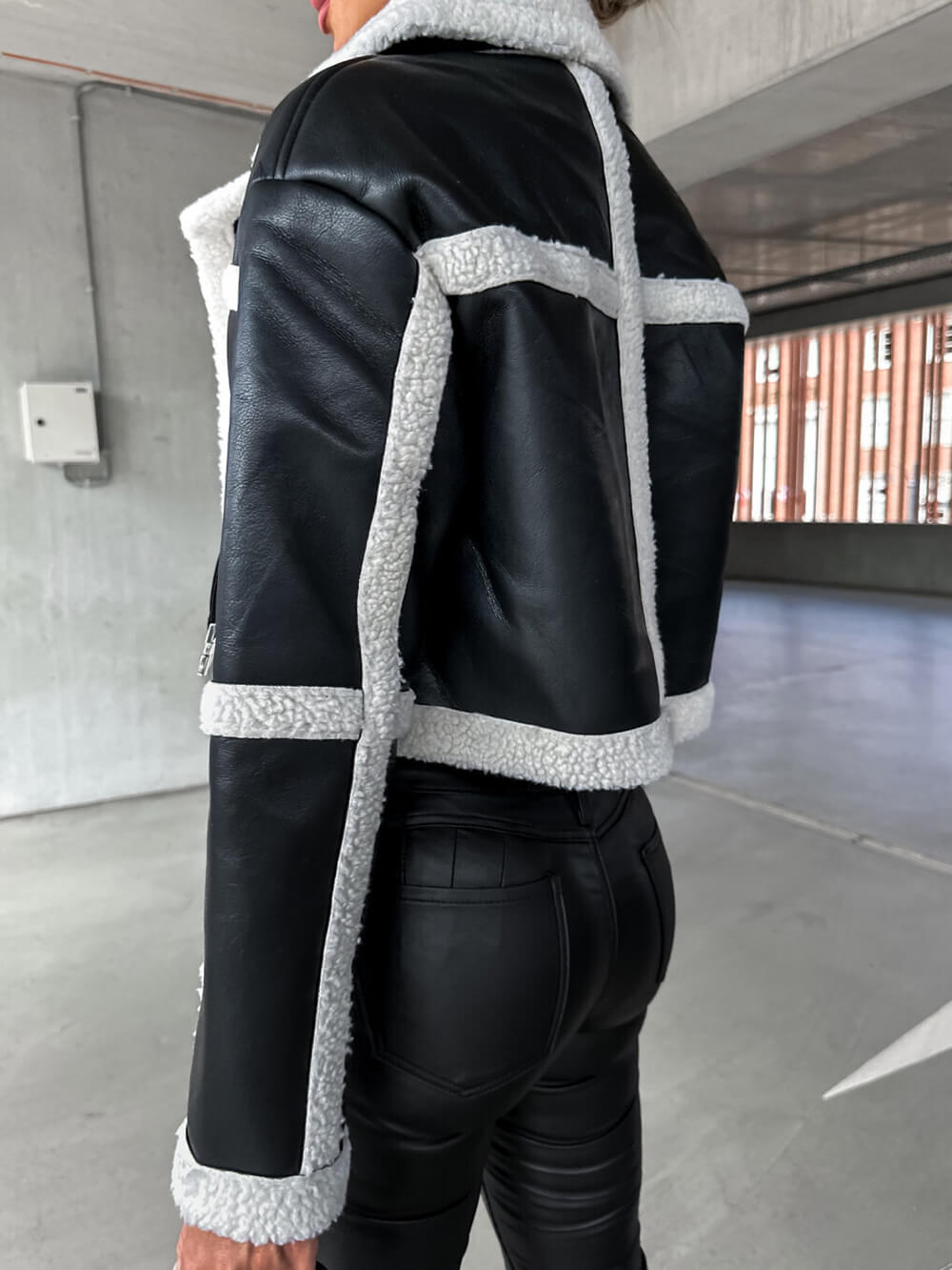 Faux Leather Jacket