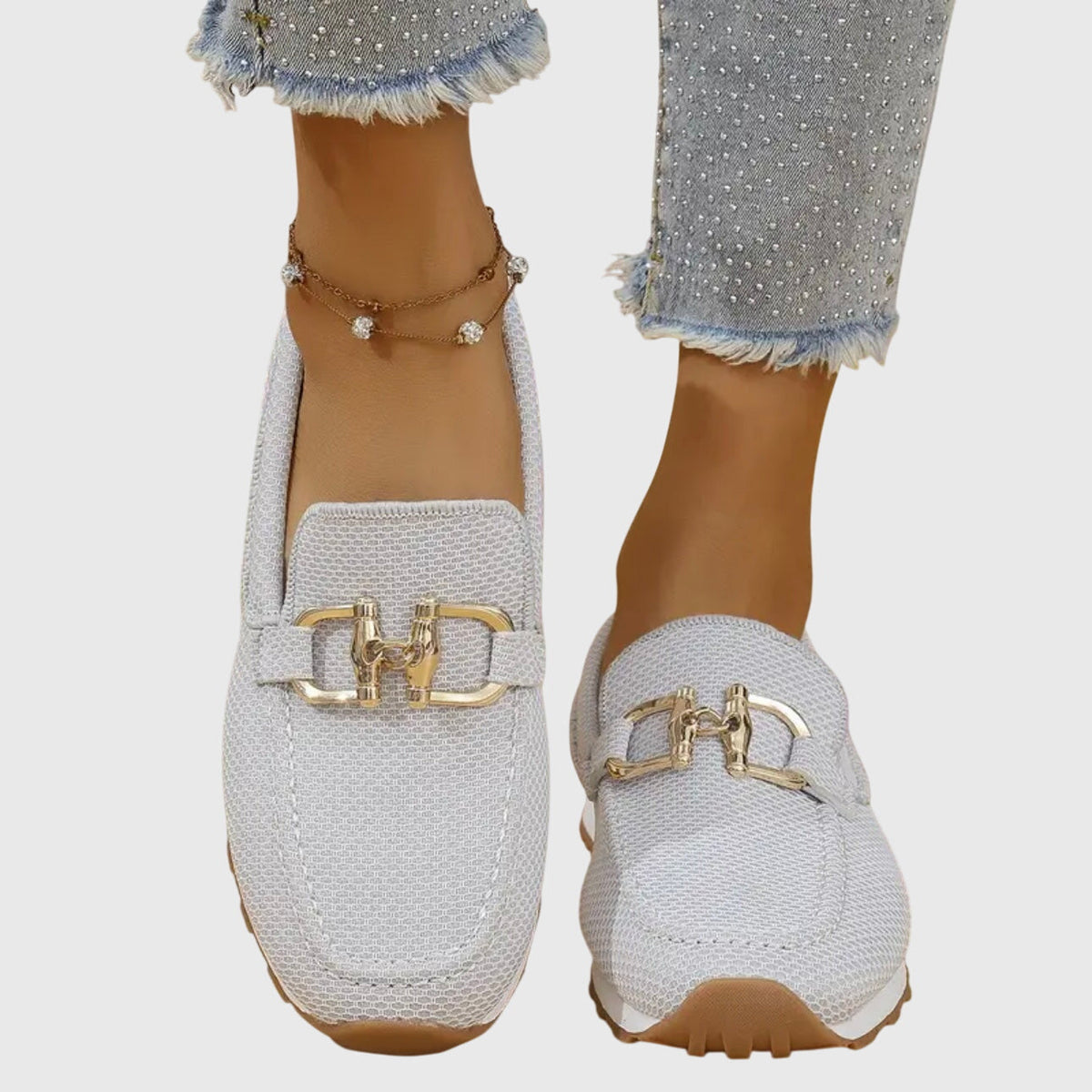 Sophie | Comfort Loafers with Gold Detail