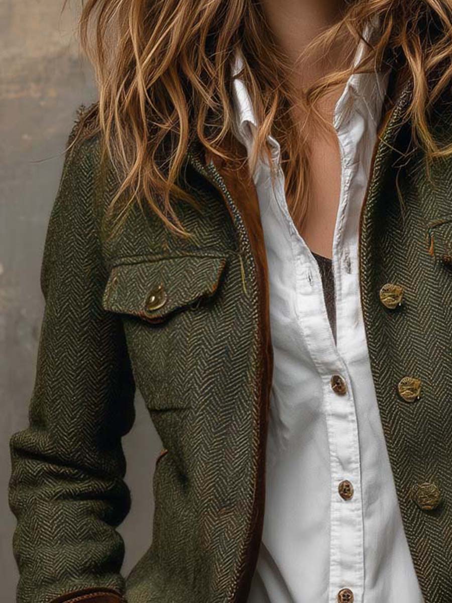 Rachel™ | Heritage Herringbone Jacket