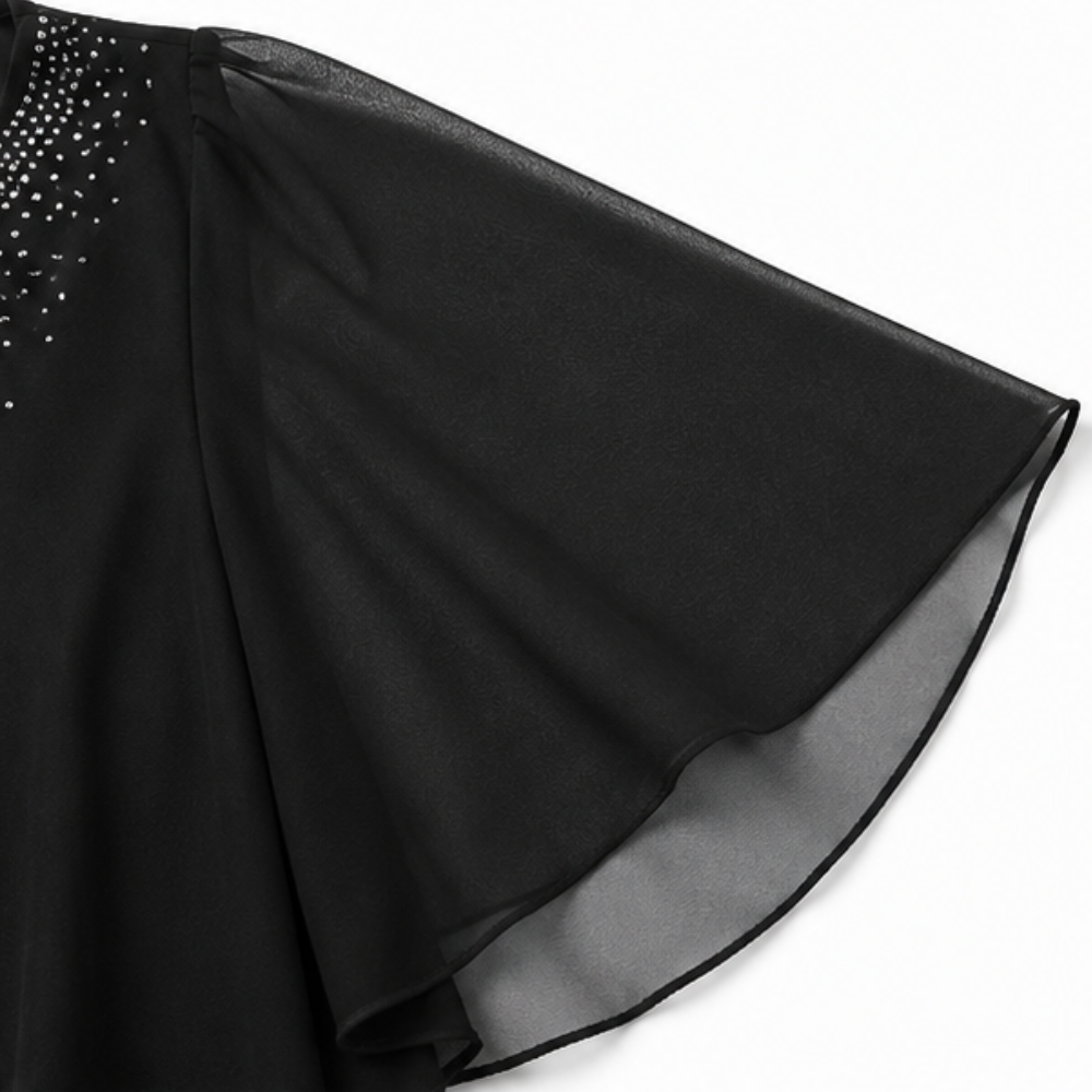 Lynda | Draped Overlay Dress