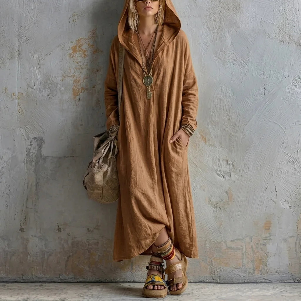 Karina | Hooded Maxi Dress