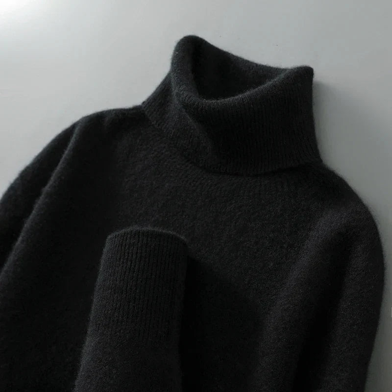 Olivia | Merino Wool Turtleneck Sweater