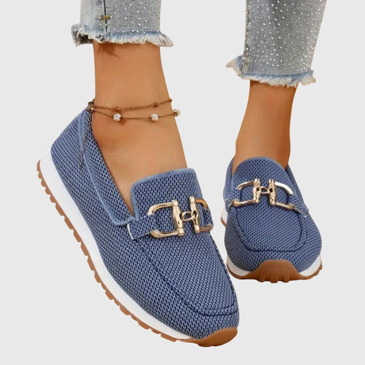 Sophie | Comfort Loafers with Gold Detail