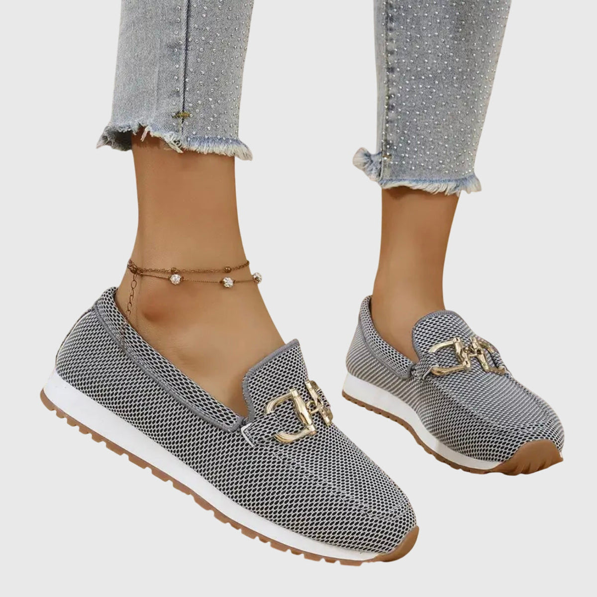 Sophie | Comfort Loafers with Gold Detail