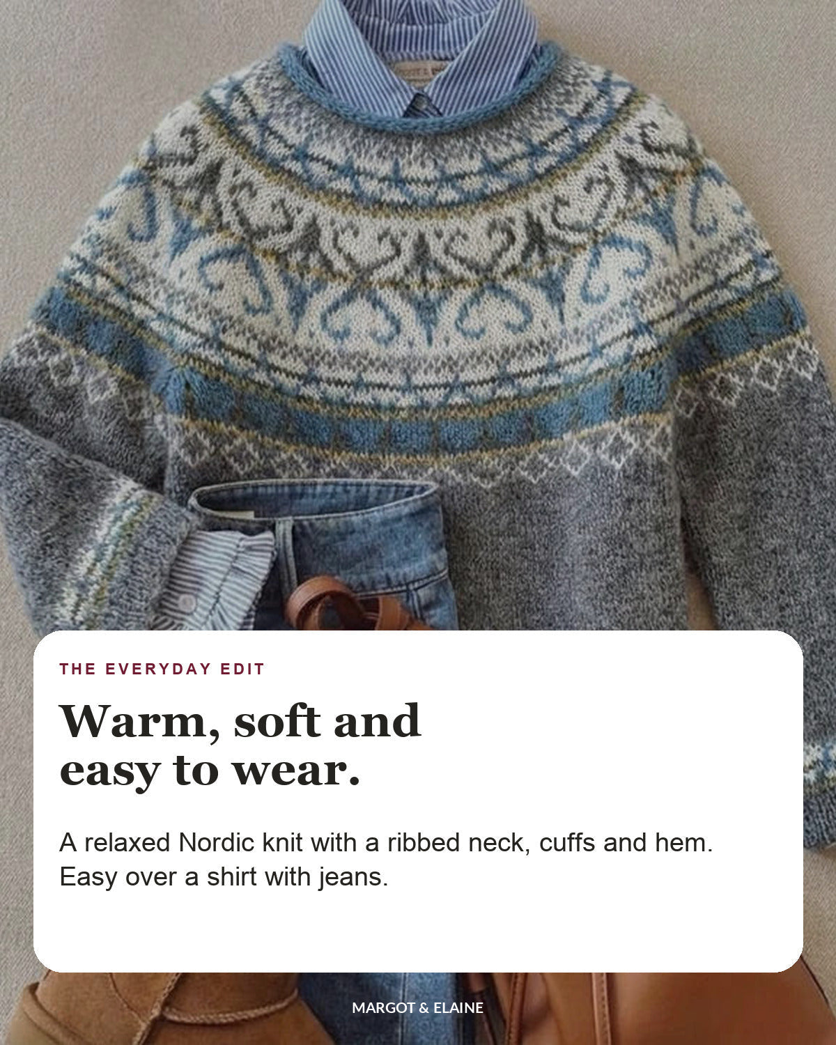 Annika | Nordic Knit Sweater