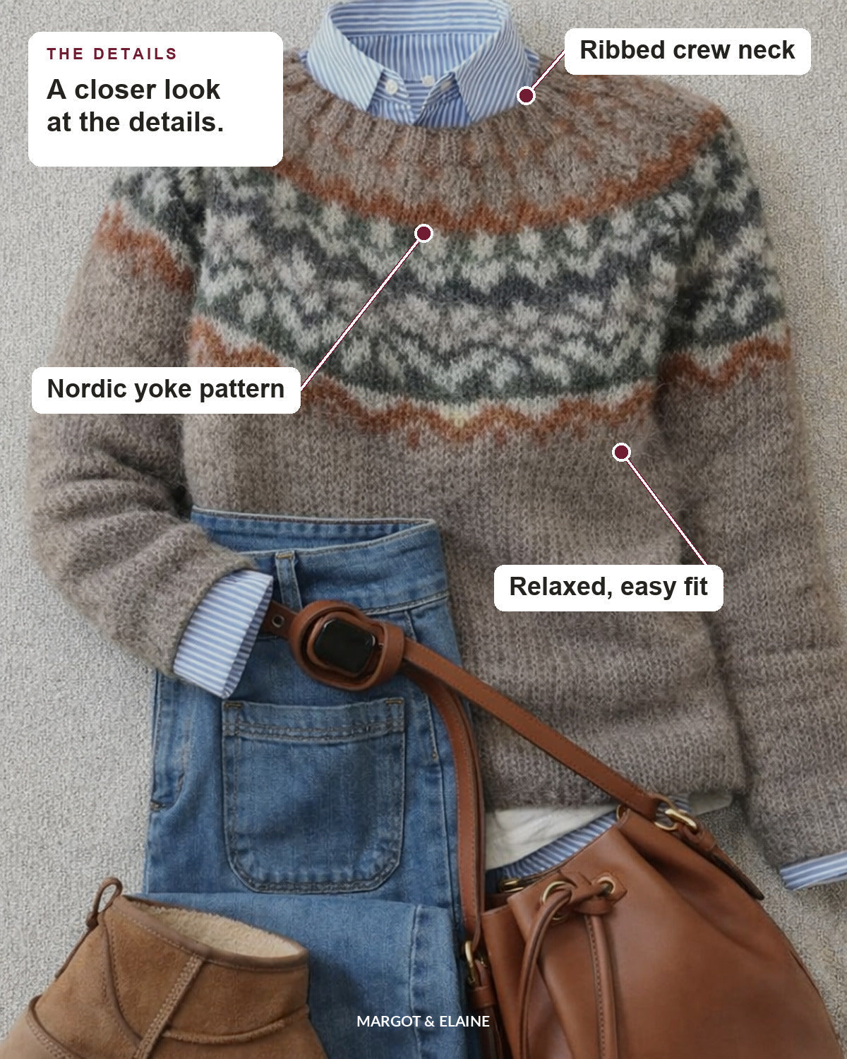 Ashley | Nordic Knit Sweater