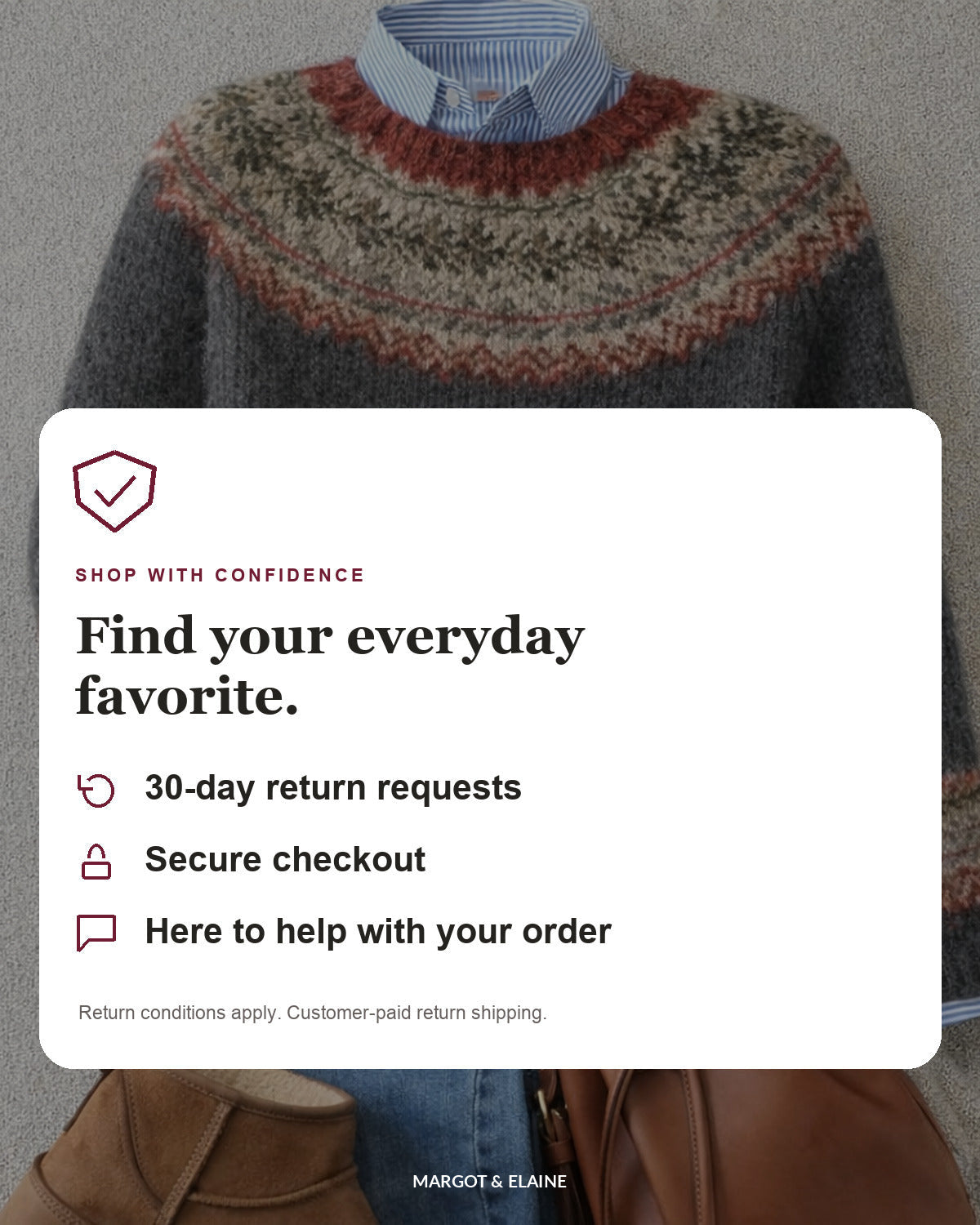 Lauren | Nordic Knit Sweater