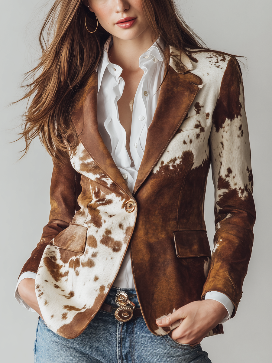 Priscilla™ | Statement Print Blazer