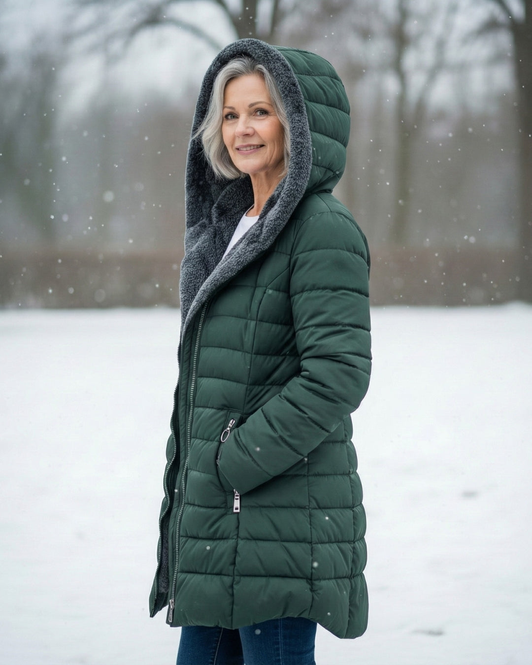 Clair | Puffer jacket lined with fleece