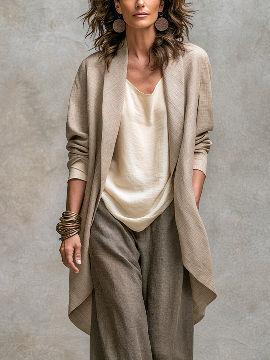 Evangeline | Three-Piece Layered Palazzo Set