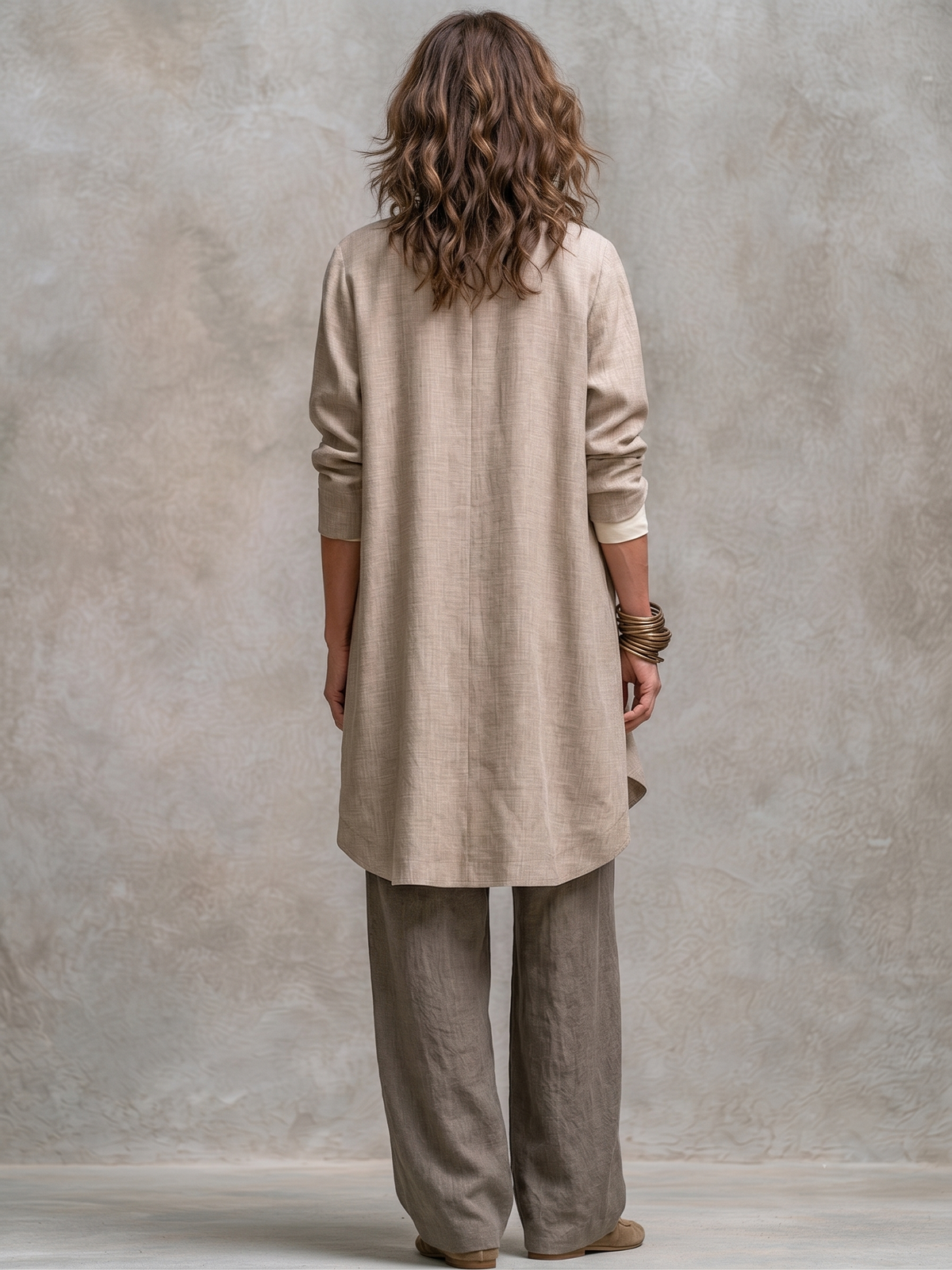 Evangeline | Three-Piece Layered Palazzo Set