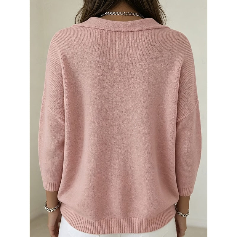 Samantha | Draped Cowl-Neck Sweater