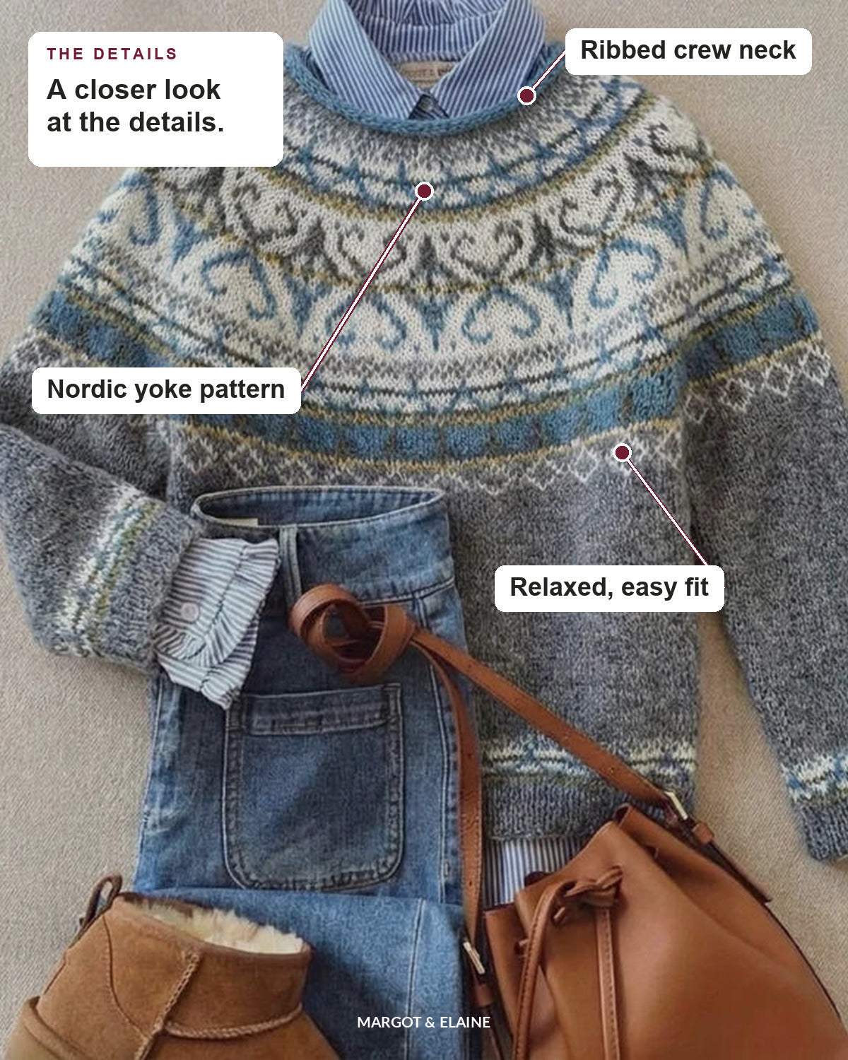 Annika | Nordic Knit Sweater