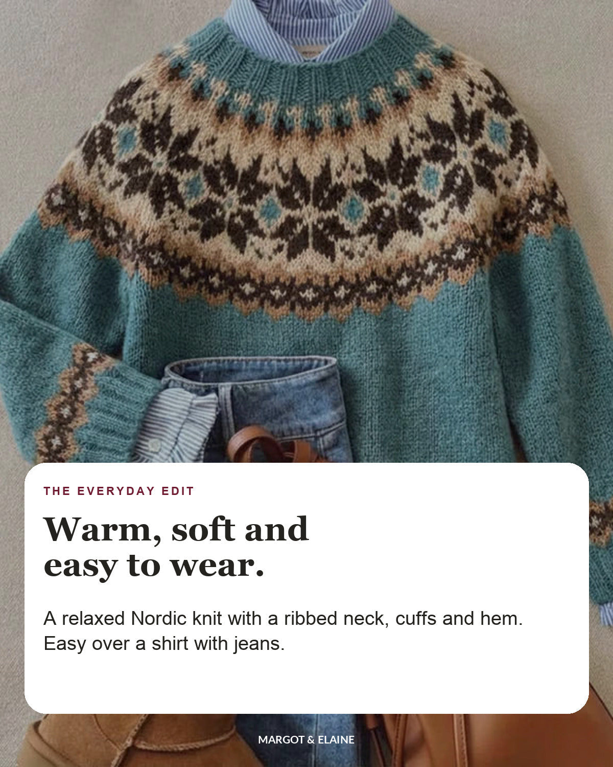 Elsa | Nordic Knit Sweater