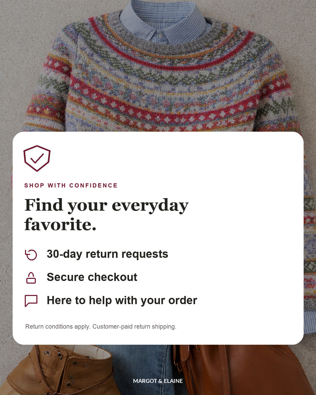 Hannah | Fair Isle Knit Sweater
