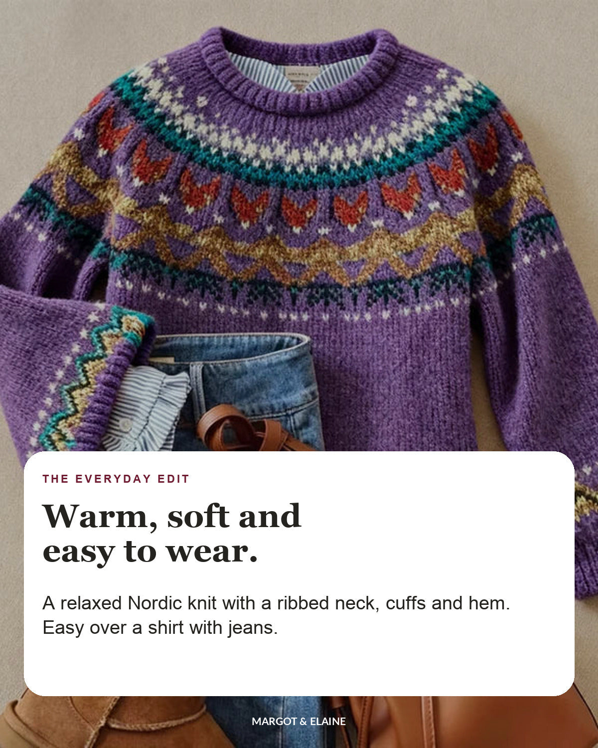 Ingrid | Nordic Knit Sweater