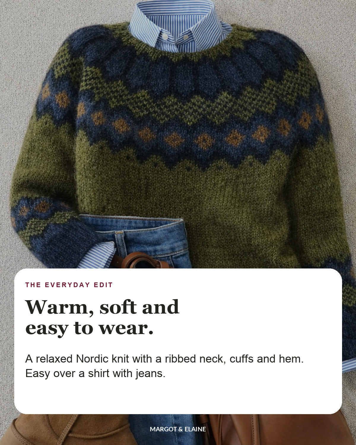 Jessica | Nordic Knit Sweater