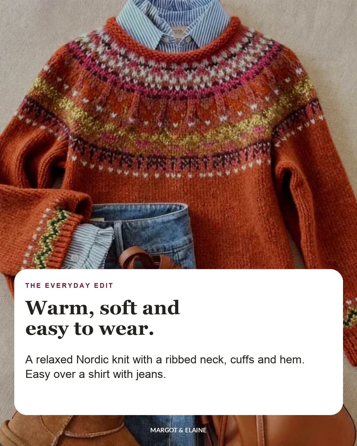 Simona | Nordic Knit Sweater
