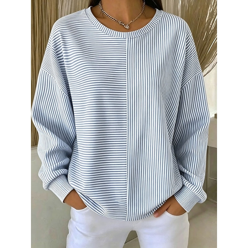 Juniper | Relaxed Striped Sweatshirt